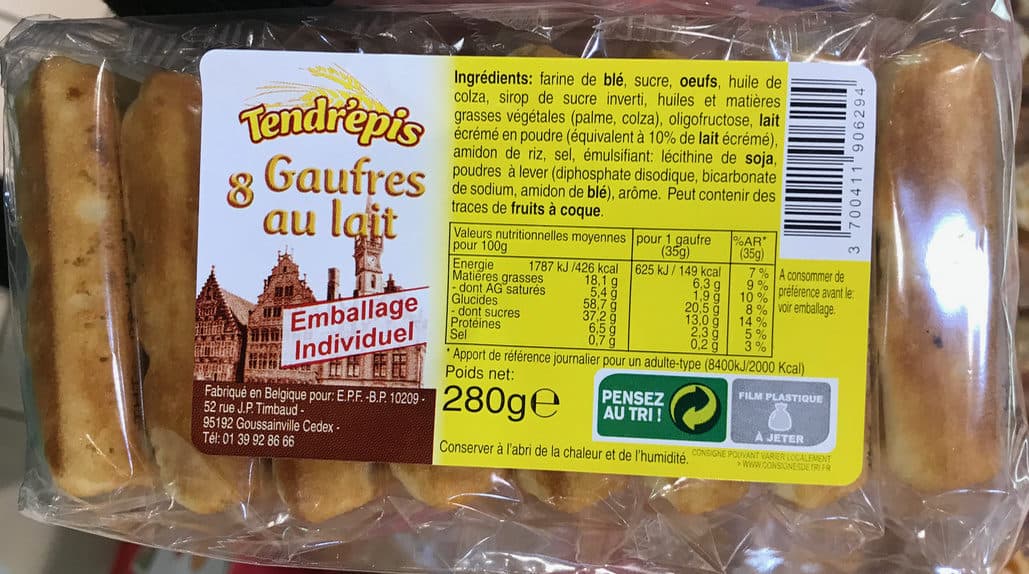 Tendr'épis 8 Gaufres au lait packshot