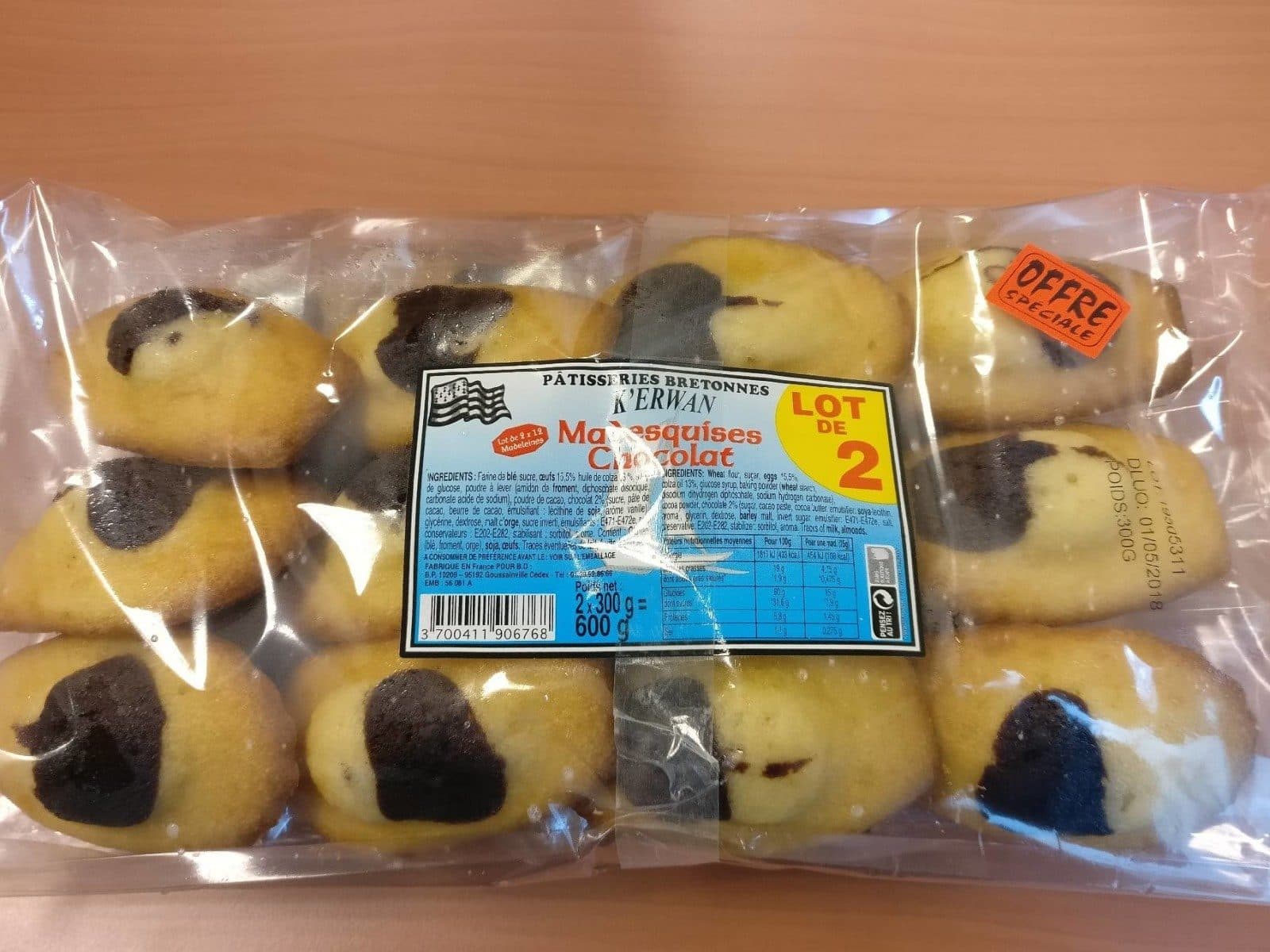 Open Food Facts Madesquises Chocolat packshot