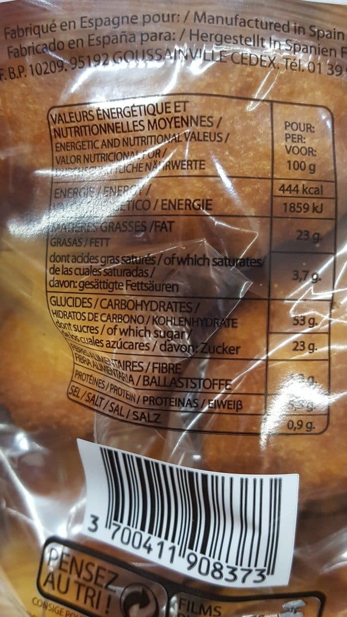 Sans marque Madeleines coquilles packshot