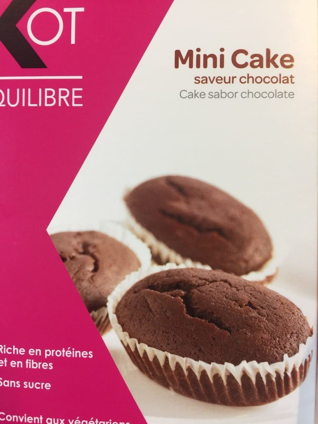 Kot Mini Cake Saveur Chocolat - Régime Minceur packshot