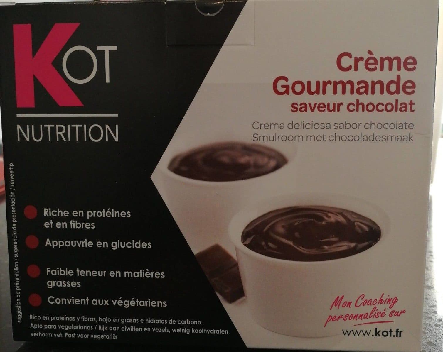 Open Food Facts Crème Gourmande saveur chocolat packshot