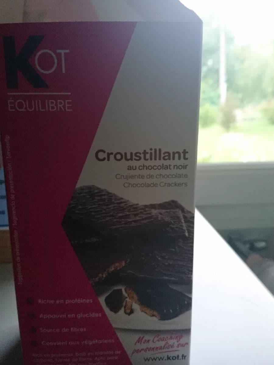 Open Food Facts Croustillant chocolat noir packshot
