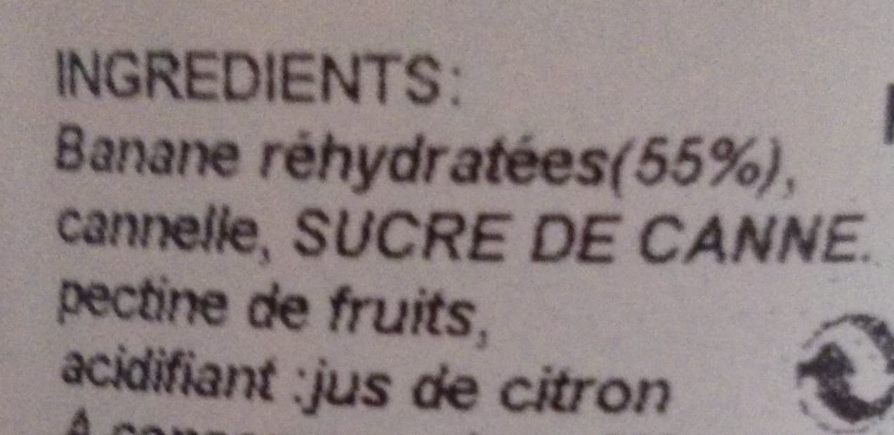 Artisanat sel Confiture banane cannelle packshot