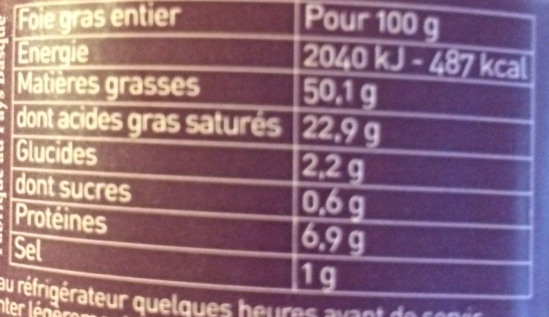 Arnabar Foie gras de canard entier packshot
