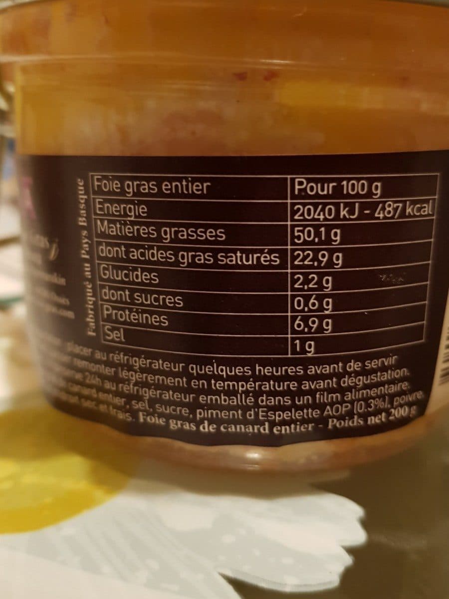Arnabar Foie gras de canard entier packshot