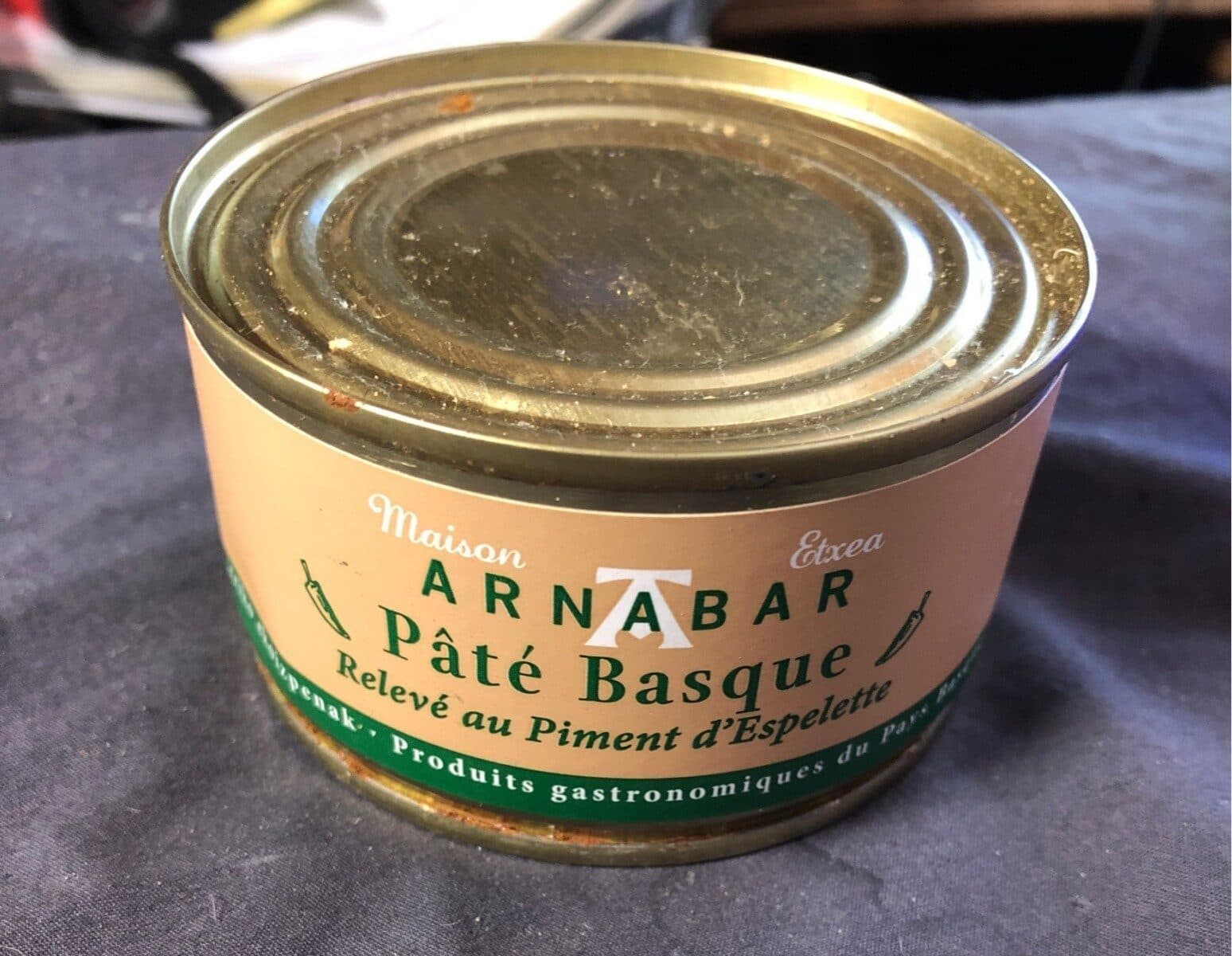 Arnabar Pâté basque relevé au Piment d'Espelette packshot