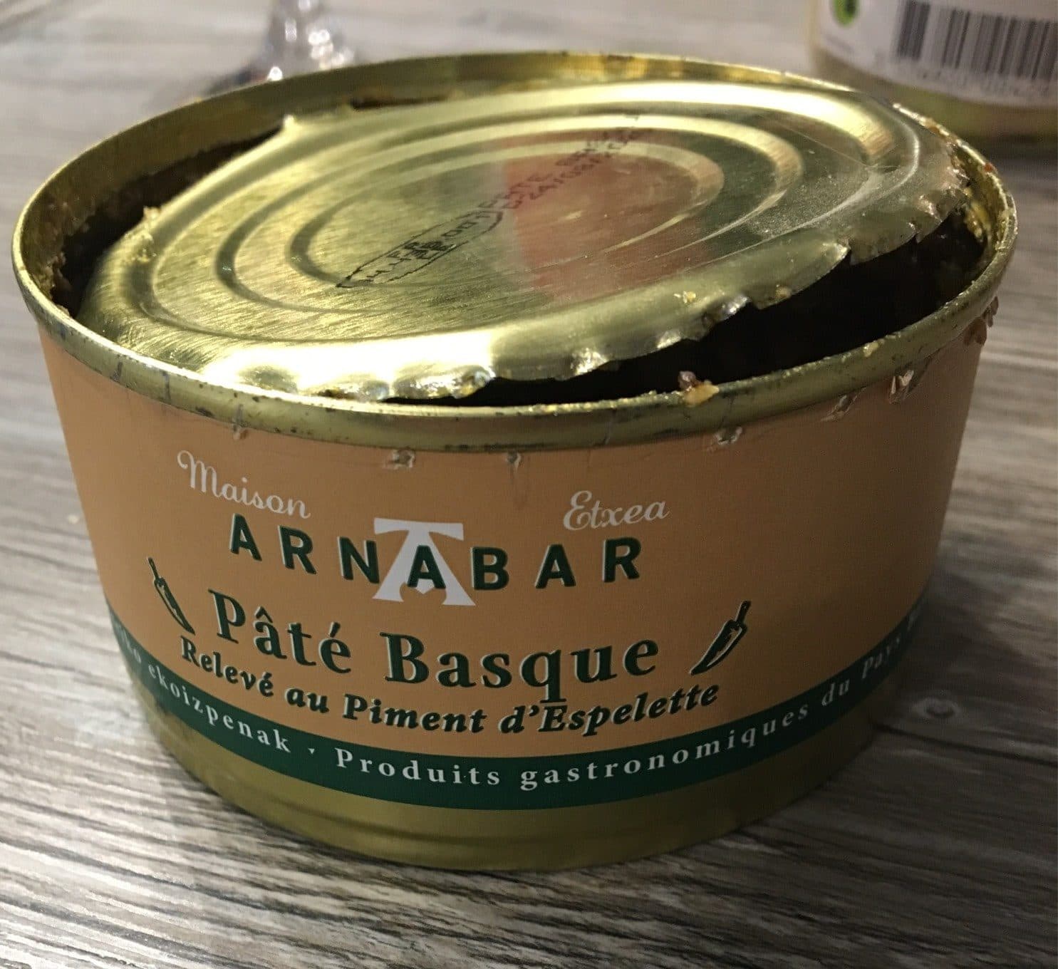 Arnabar Paté basque packshot
