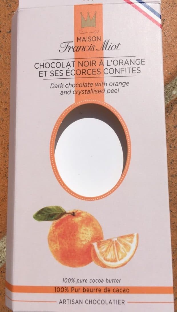 Francis Miot Chocolat noir a l'orange packshot
