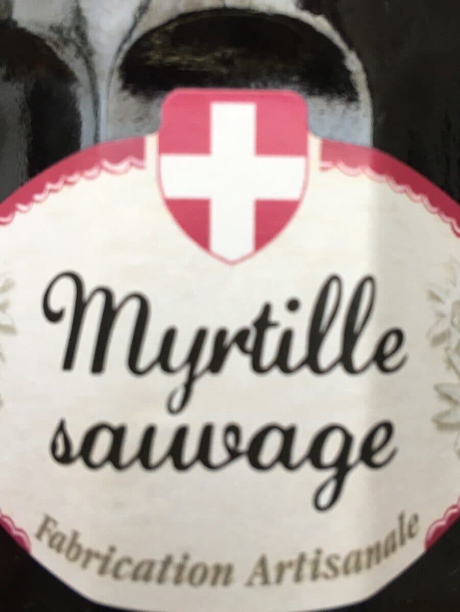 Terre De L'Alpe Confiture de myrtille sauvage packshot