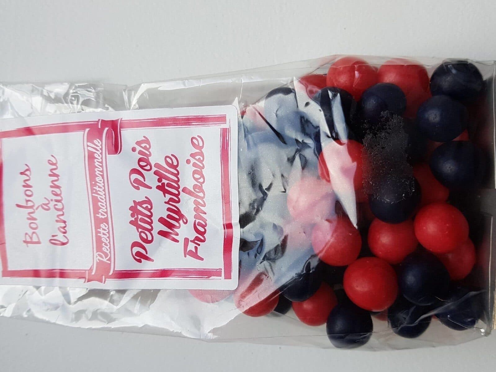 Open Food Facts Petits pois myrtille framboise packshot