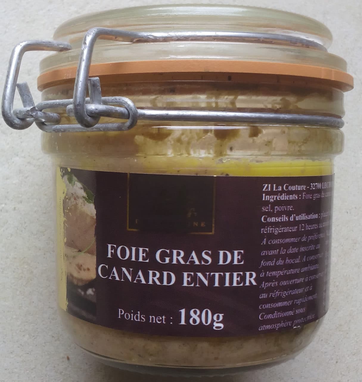Fleurons de Lomagne Foie gras de canard entier packshot