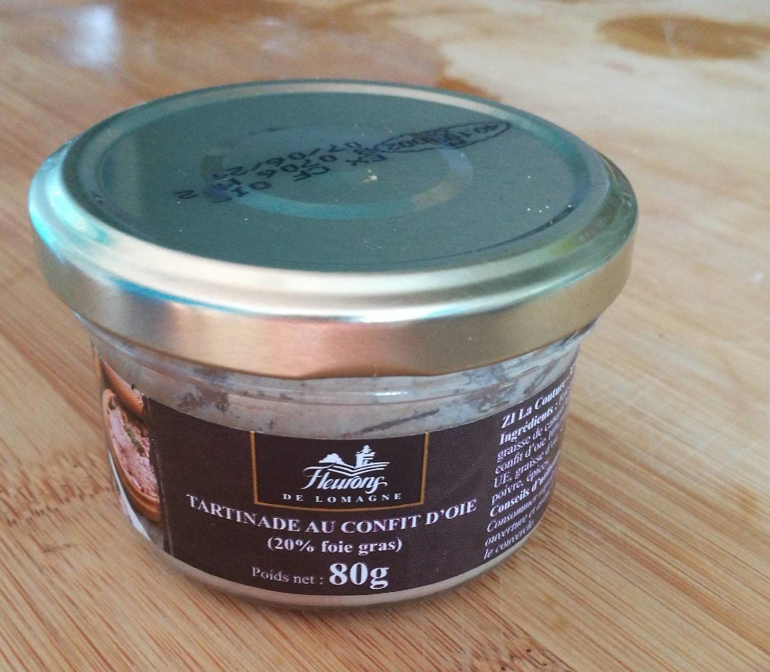 Fleurons De Lomagne Tartinade de confit d'oie packshot