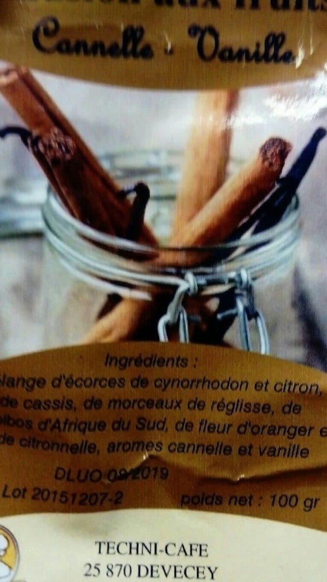 Open Food Facts Infusion aux fruits packshot