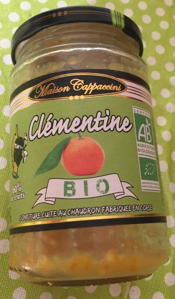 Maison Cappaccini Confiture clementine maison Corse packshot
