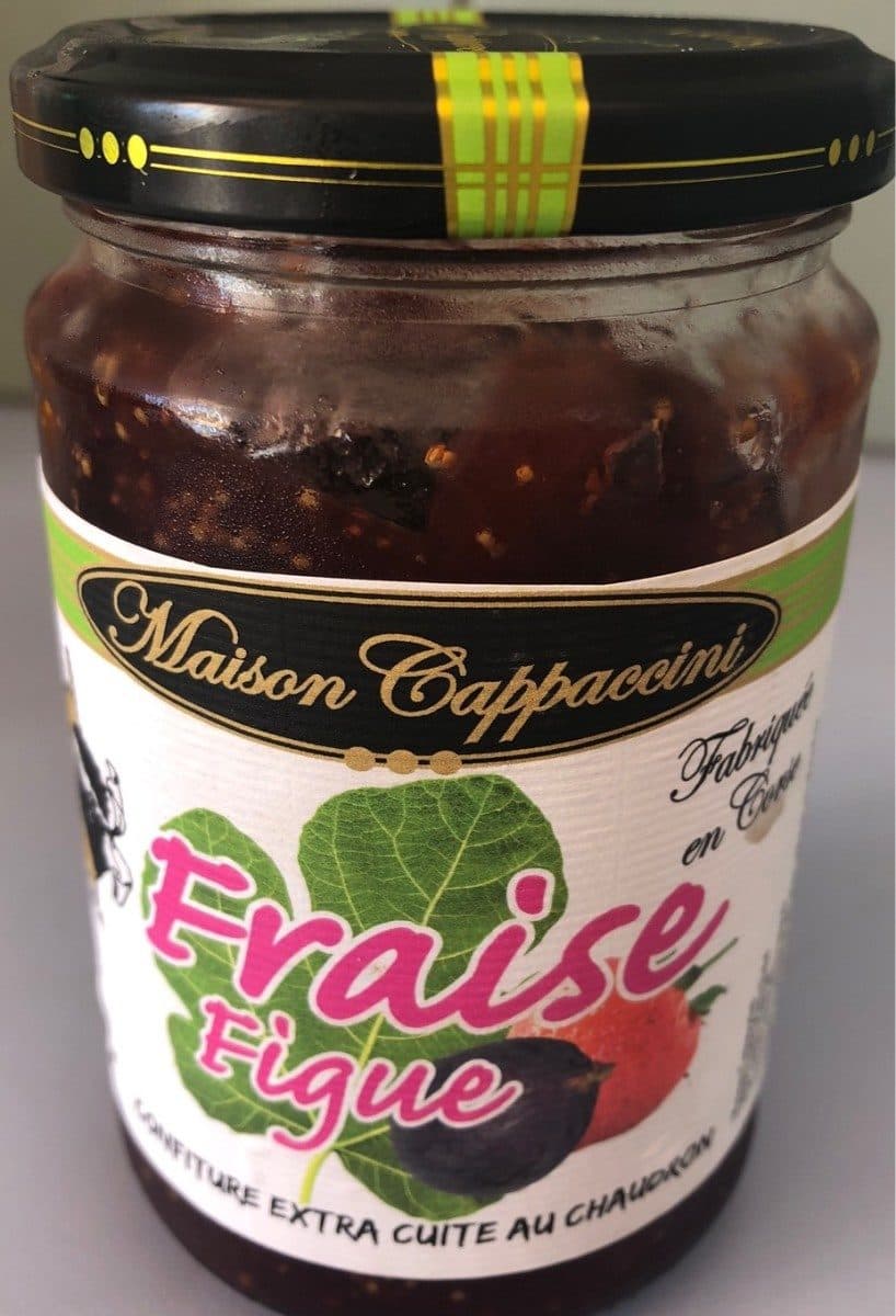 Maison Cappaccini Confiture fraise figue packshot