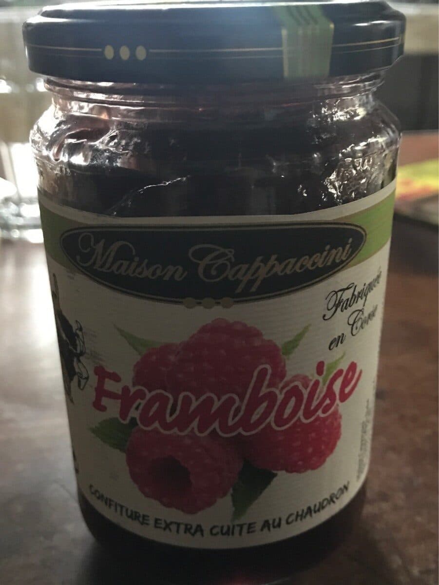 Maison Cappaccini Confiture extra cuite au chaudron Framboise packshot