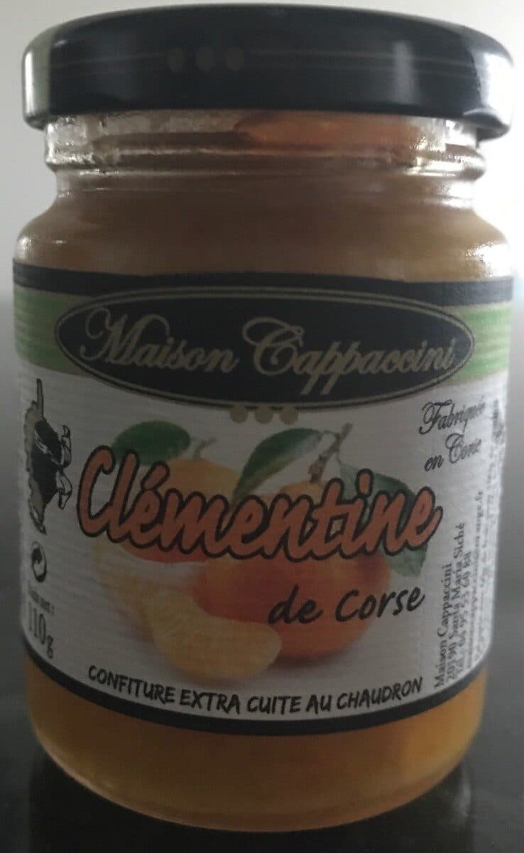Maison Cappaccini Clémentine de corse packshot