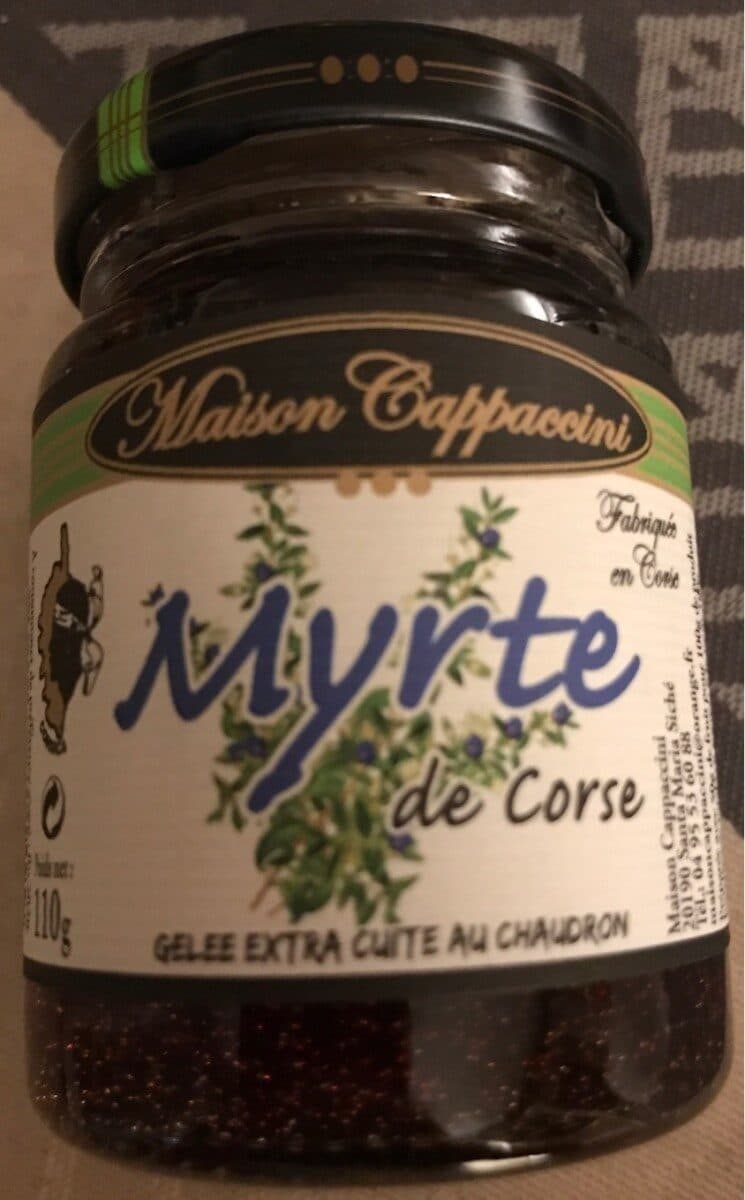 Maison Cappaccini Gelée Myrte de Corse packshot