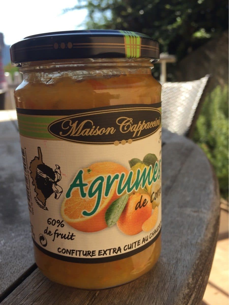 Maison Cappaccini Confiture agrume de corse packshot