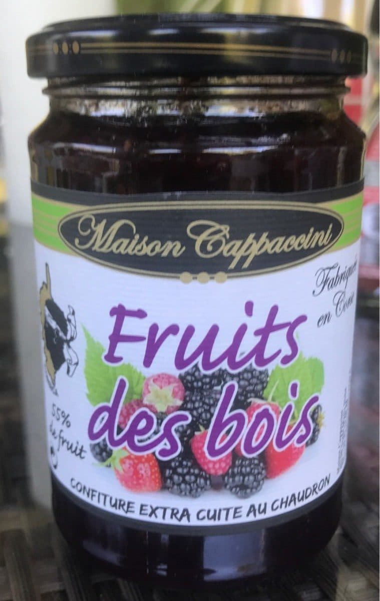 Maison Cappaccini Confiture fruits des bois packshot
