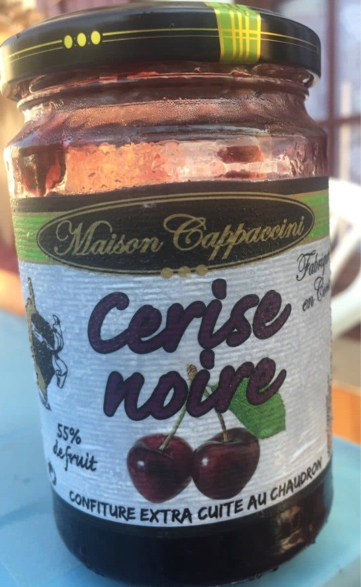 Maison Cappaccini Confiture cerise noire packshot