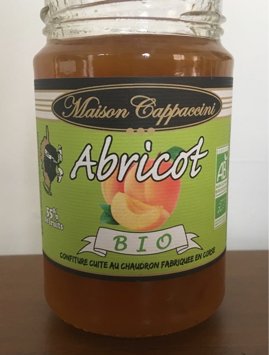 Maison Cappaccini Confiture d'abricot packshot