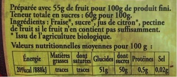 Maison Cappaccini Fraise bio packshot