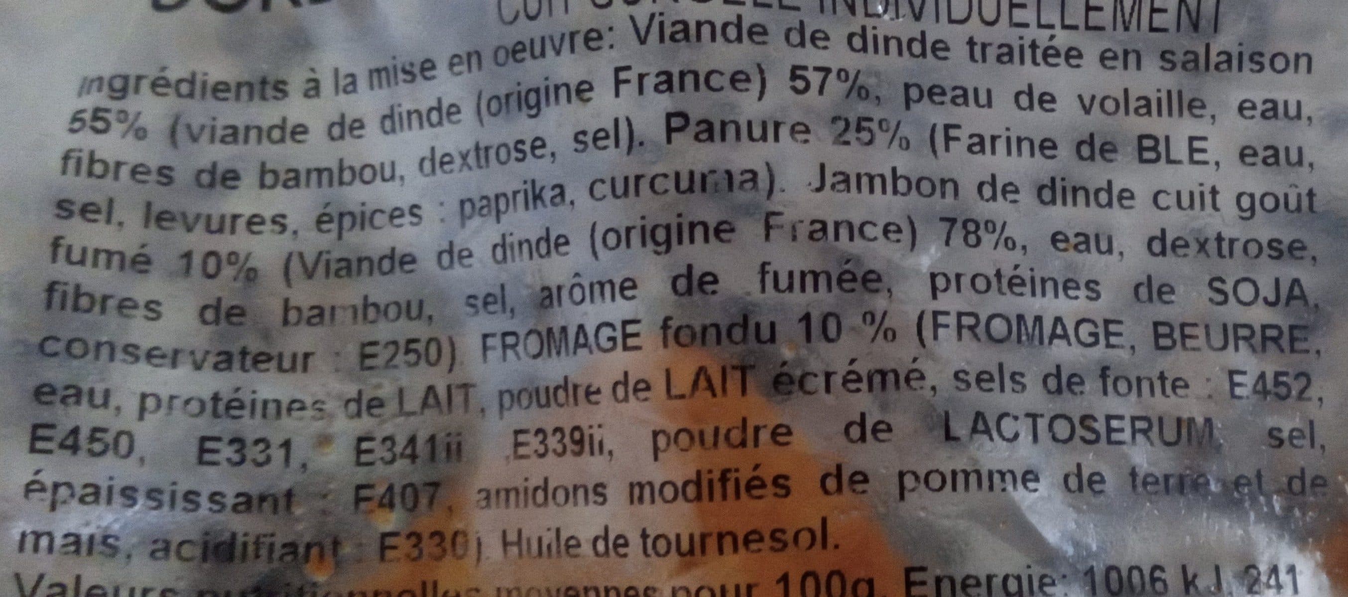 Open Food Facts Cordon bleu de dindonneau halal packshot