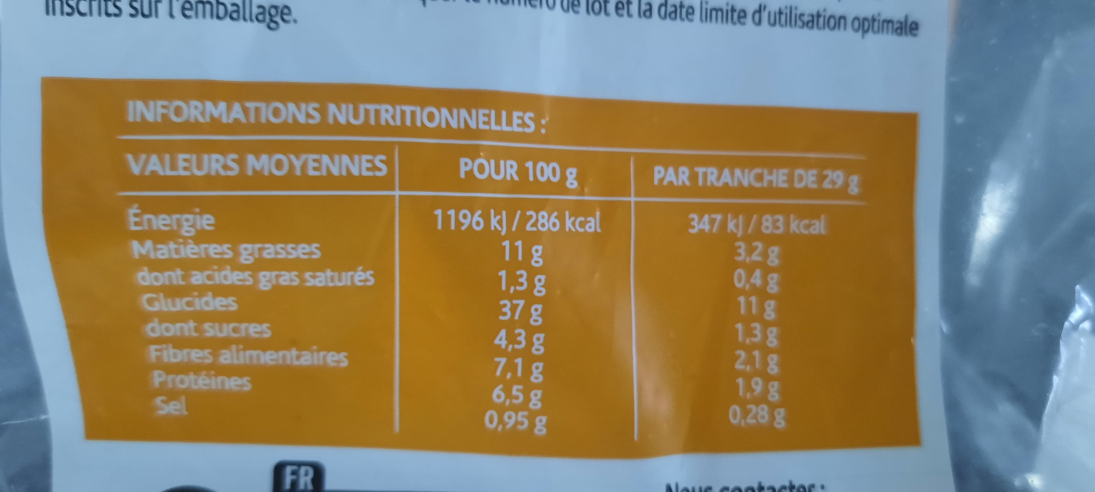 Lightbody Europe Pain aux céréales moelleux packshot