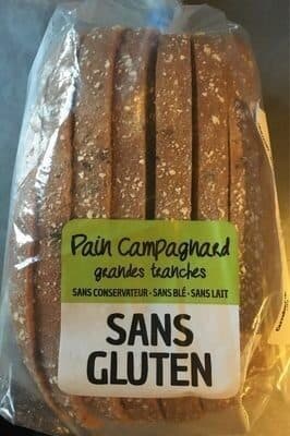 Carrefour Pain campagnard grandes tranches packshot