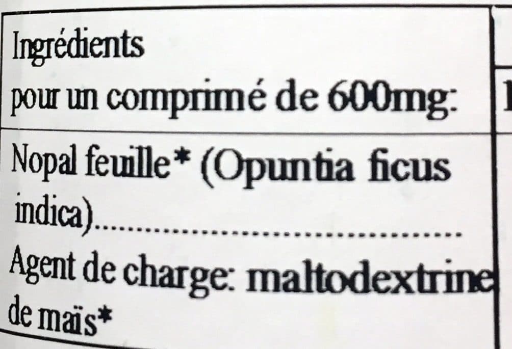 Bio Et Belle Nopal Bio 120 Comprimés packshot