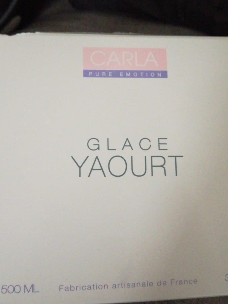 Carla Glace yaourt packshot
