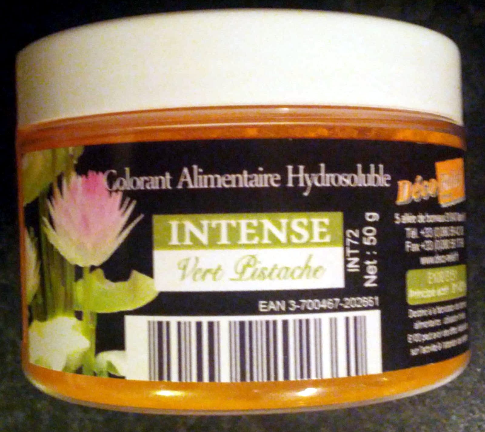 Déco-Relief Colorant alimentaire hydrosoluble intense vert pistache packshot