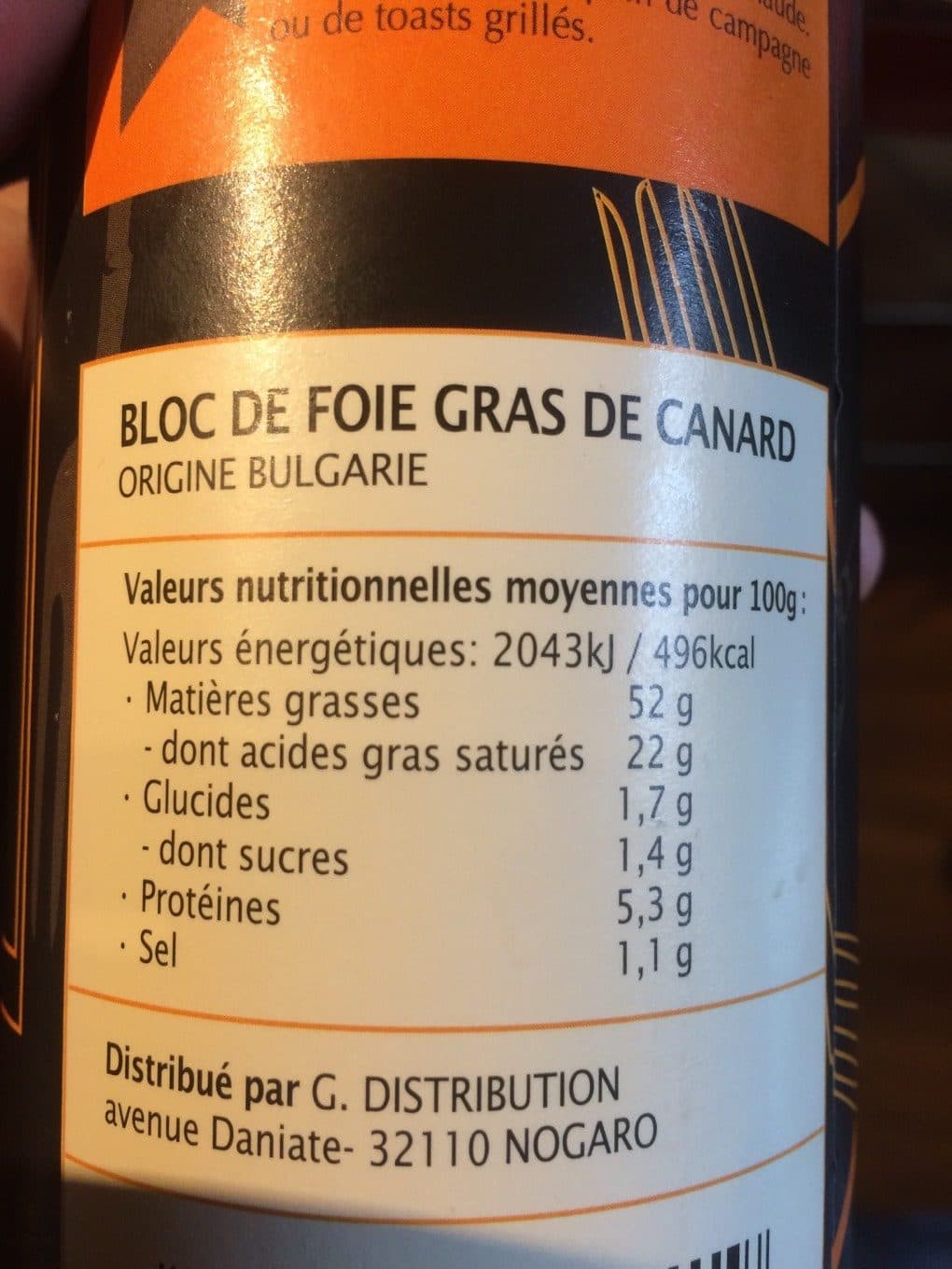 Mets Des Rois Bloc de foi gras packshot