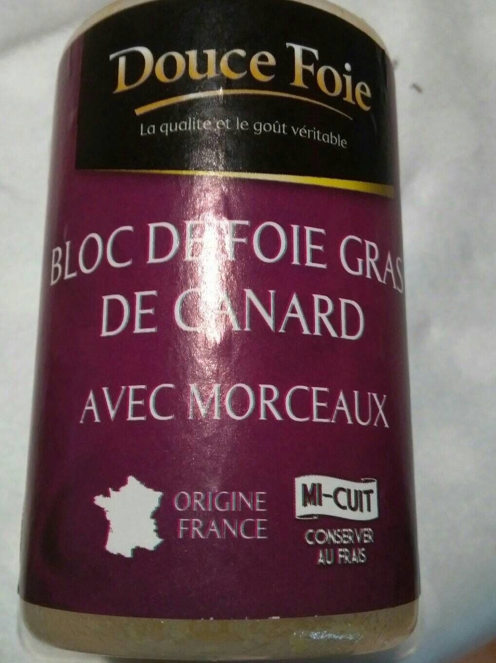 Douce Foie Bloc de foie gras de canard packshot