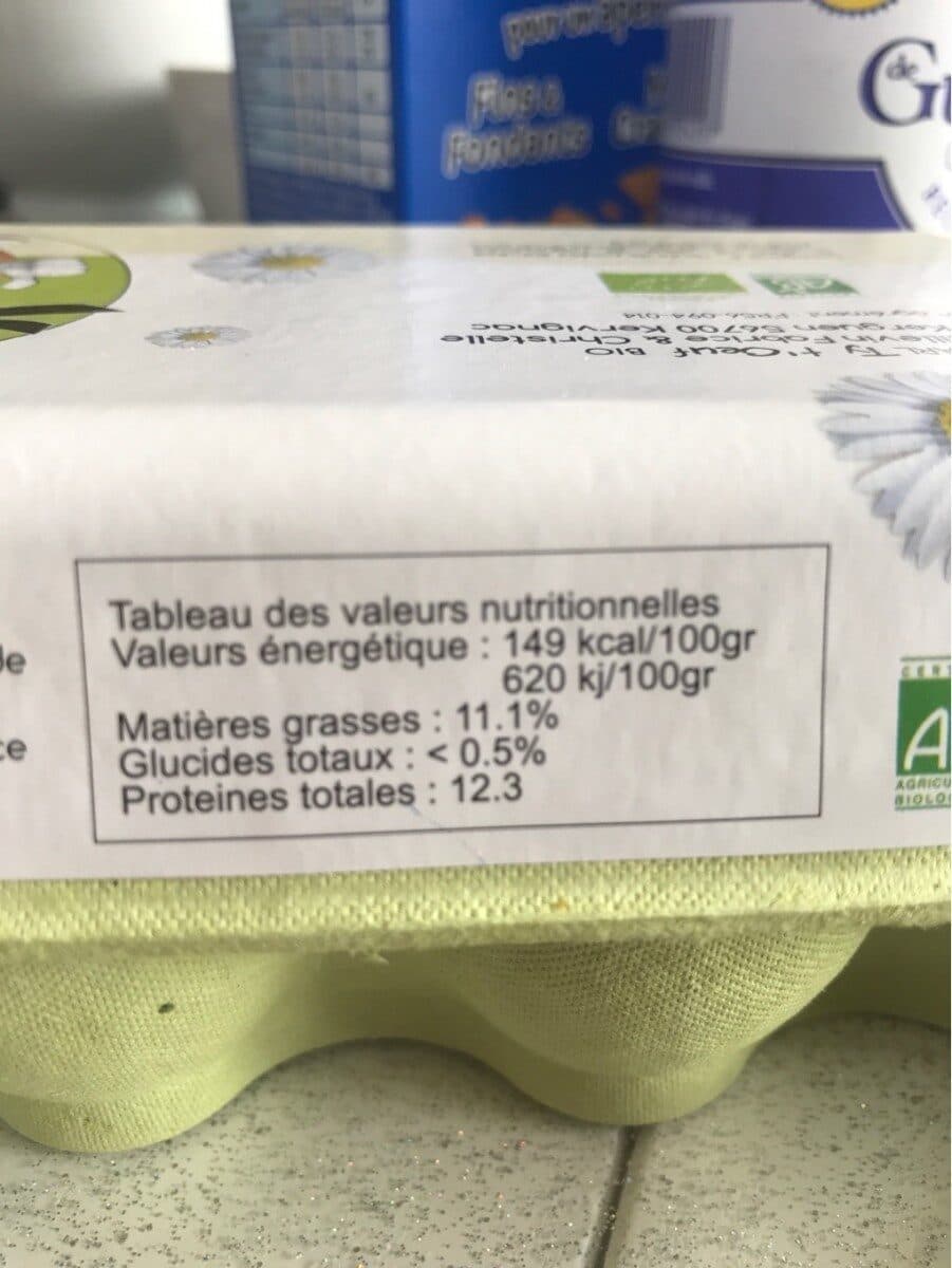 Open Food Facts Oeufs packshot