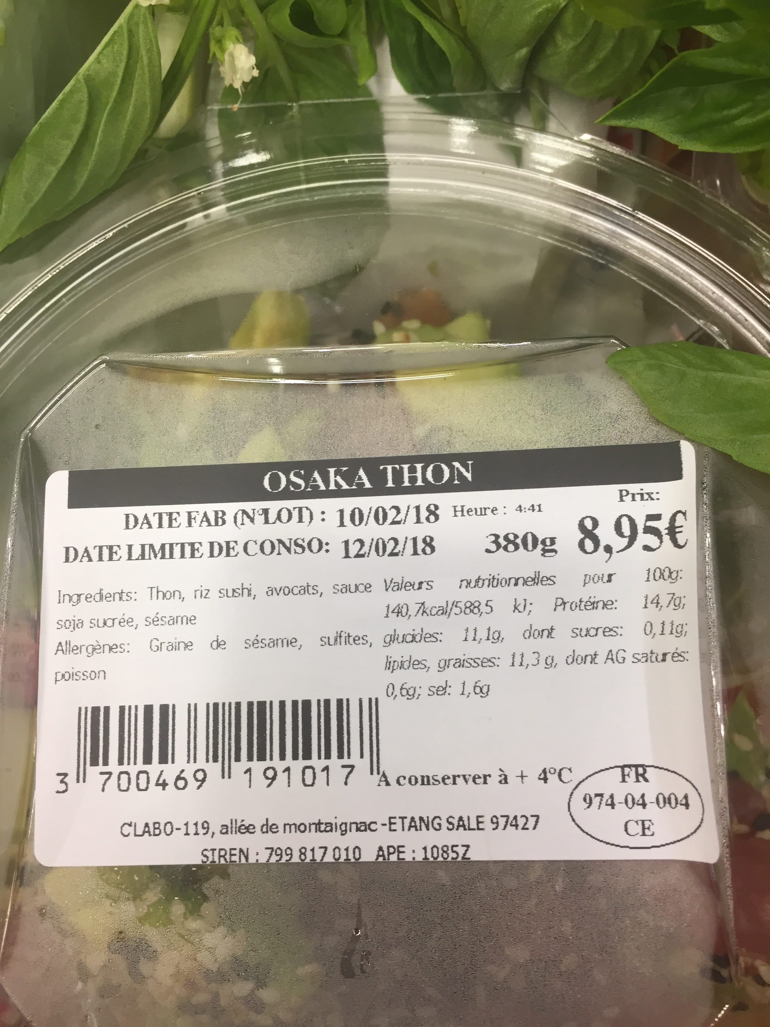 Sushi Market Osaka thon packshot