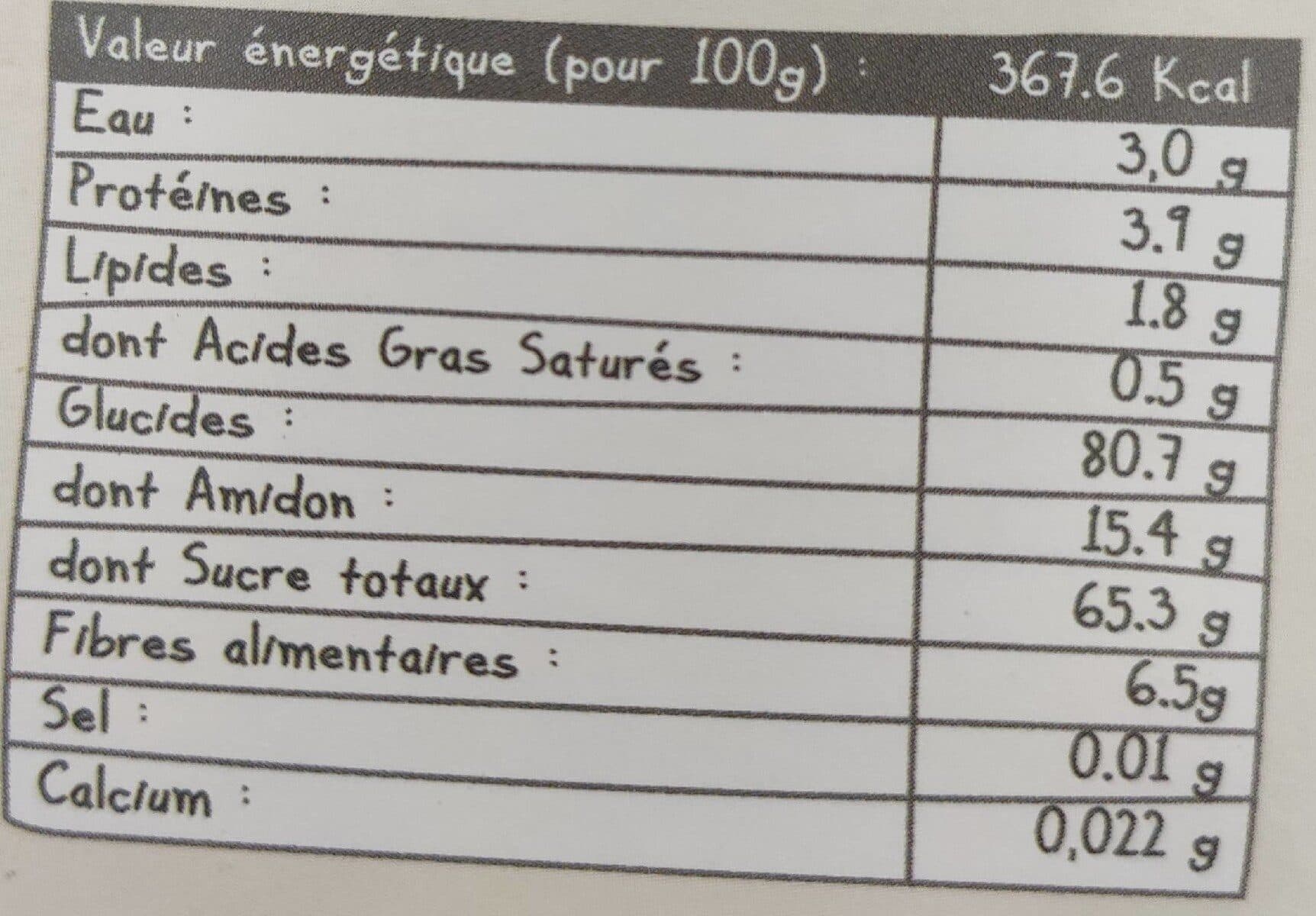 Open Food Facts Bananes séchées pays packshot
