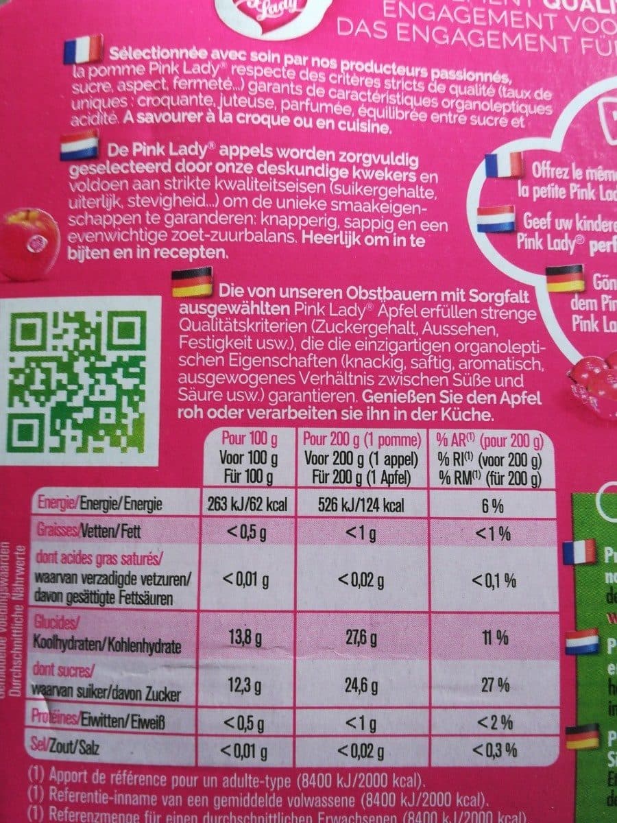 Pink lady PINK LADY® POMMES BARQ 4 PIECES packshot