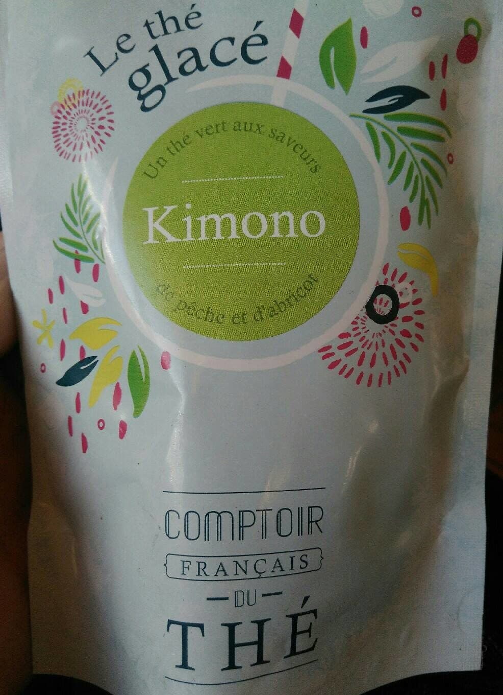 Comptoir Français Du Thé Thé Glacé saveur pêche et abricot packshot