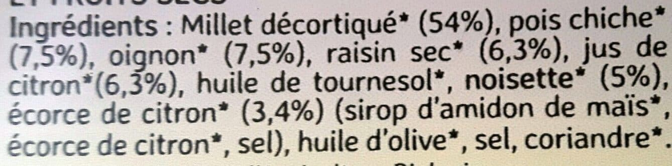 Ma Vie sans Gluten Taboulé Sans Gluten Millet, Fruits Secs packshot