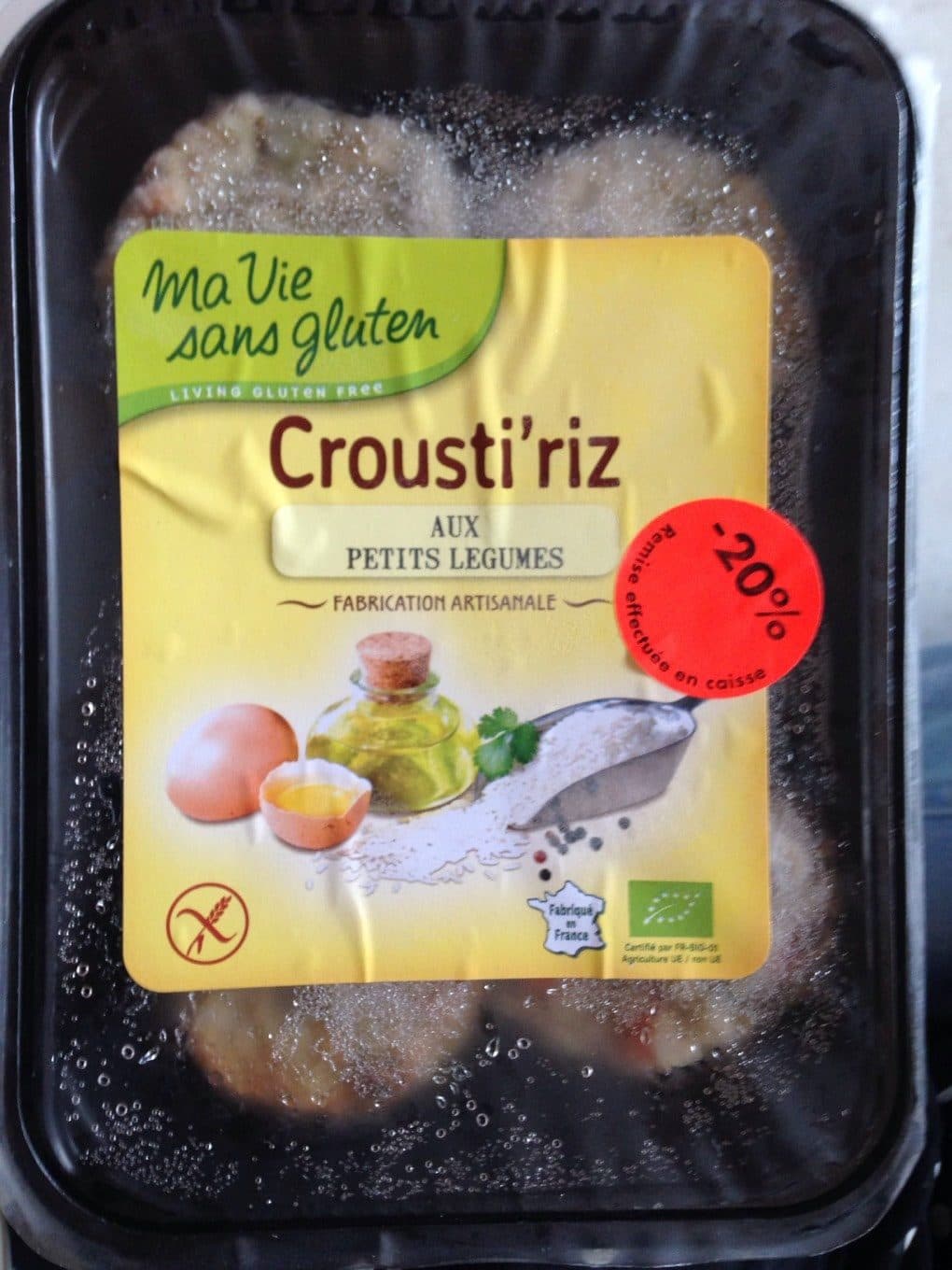 Ma Vie Sans Gluten Croquettes De Riz Petits Legumes packshot