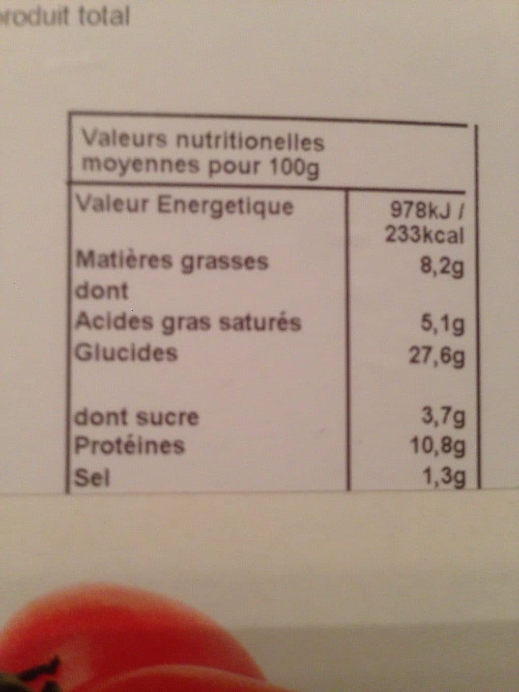 Carte nature Pizza Marguerita Bio packshot