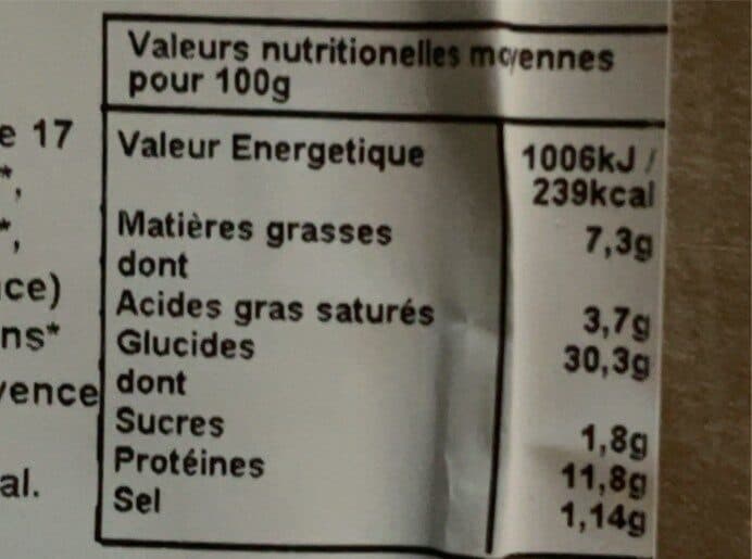 Carte Nature Pizza 4 Saisons packshot