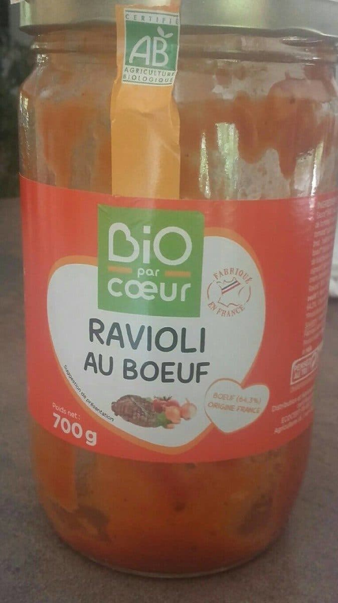 Bio par Coeur Ravioli au bœuf packshot
