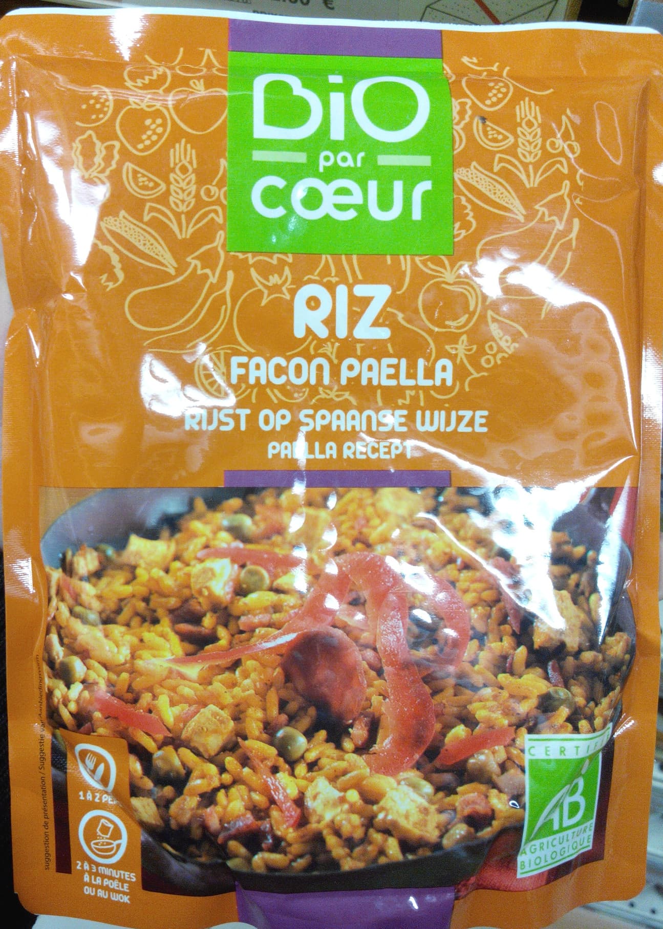 Bio par Coeur Riz façon paëlla packshot