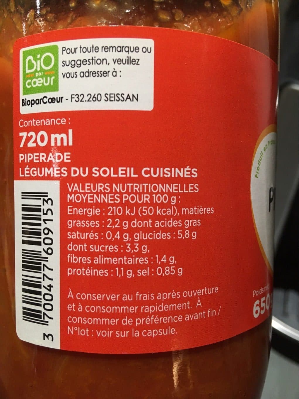 Priméal Piperade packshot