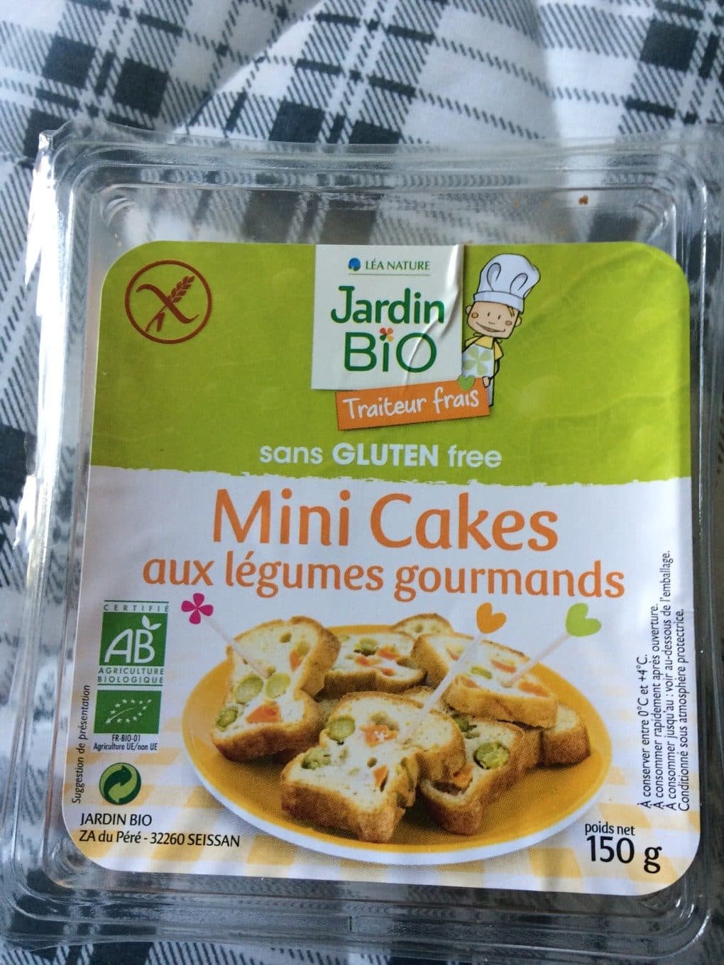 Jardin bio Mini cakes aux legumes gourmands packshot
