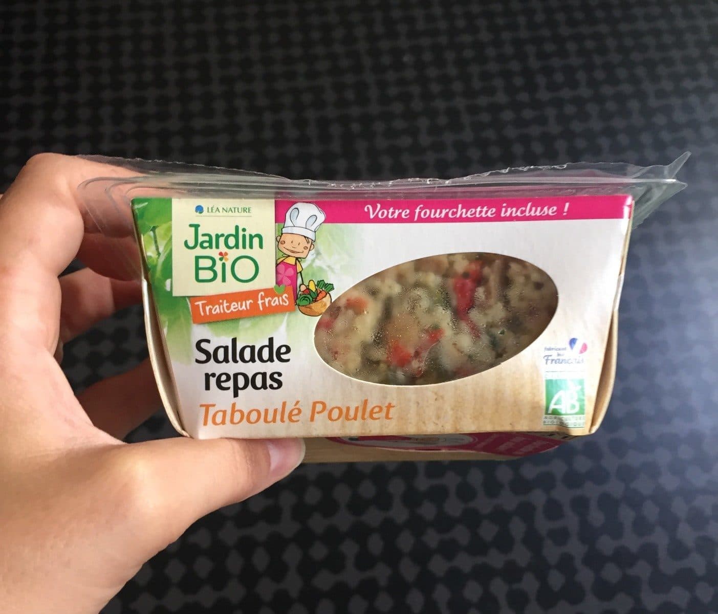 Jardin Bio Salade repas Taboulé poulet packshot