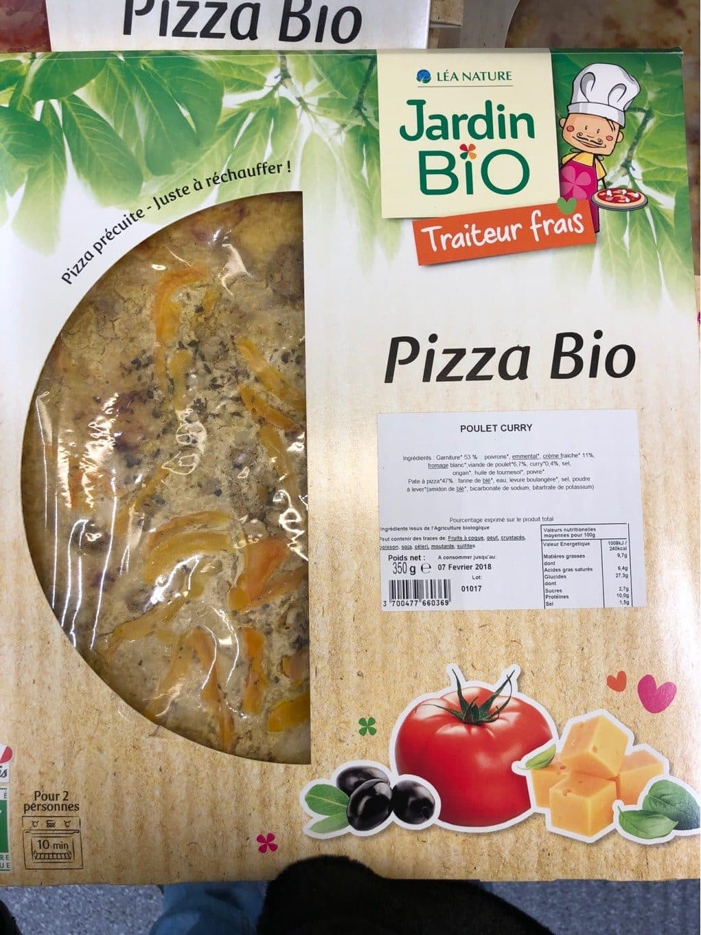 Jardin Bio Pizza Bio packshot
